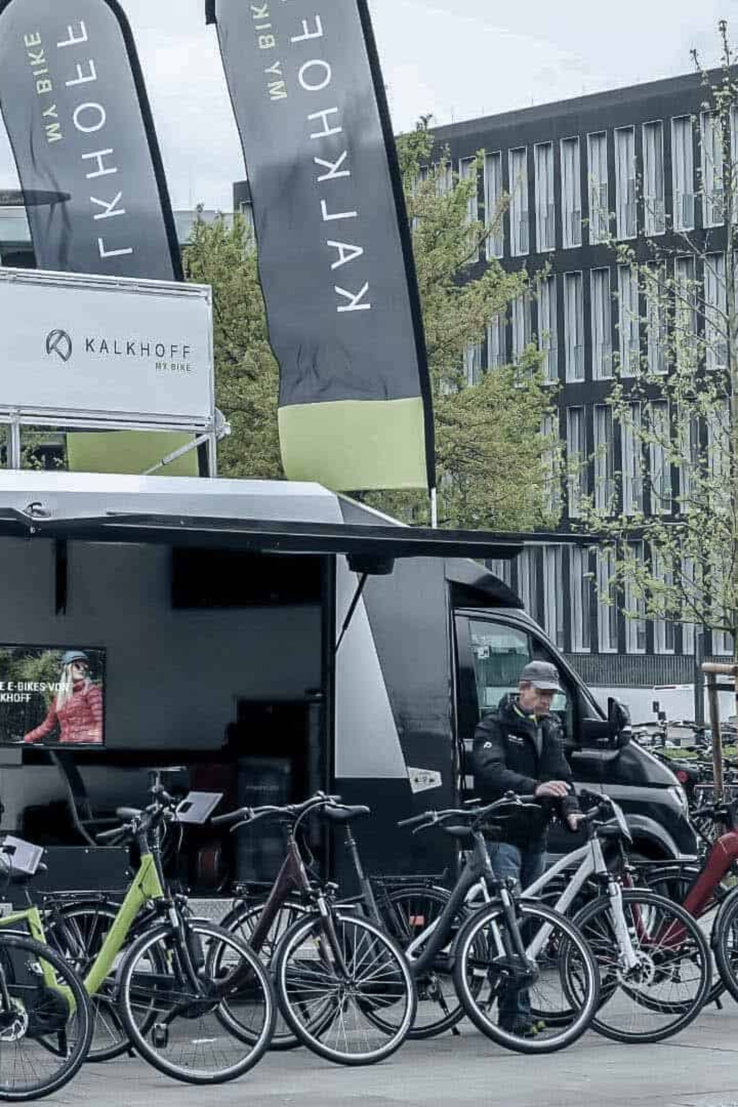 bike promotion truck roadshow