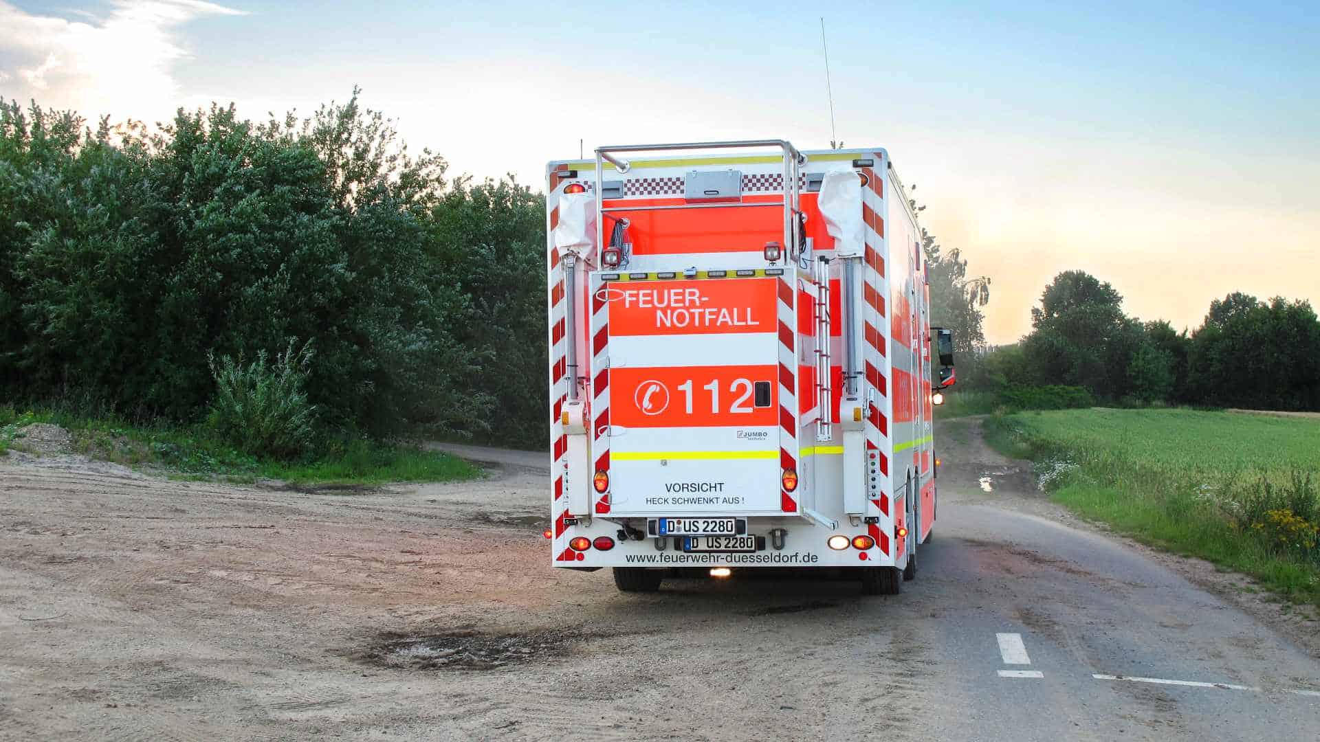 JUMBO-Großschadenslage Fahrzeug